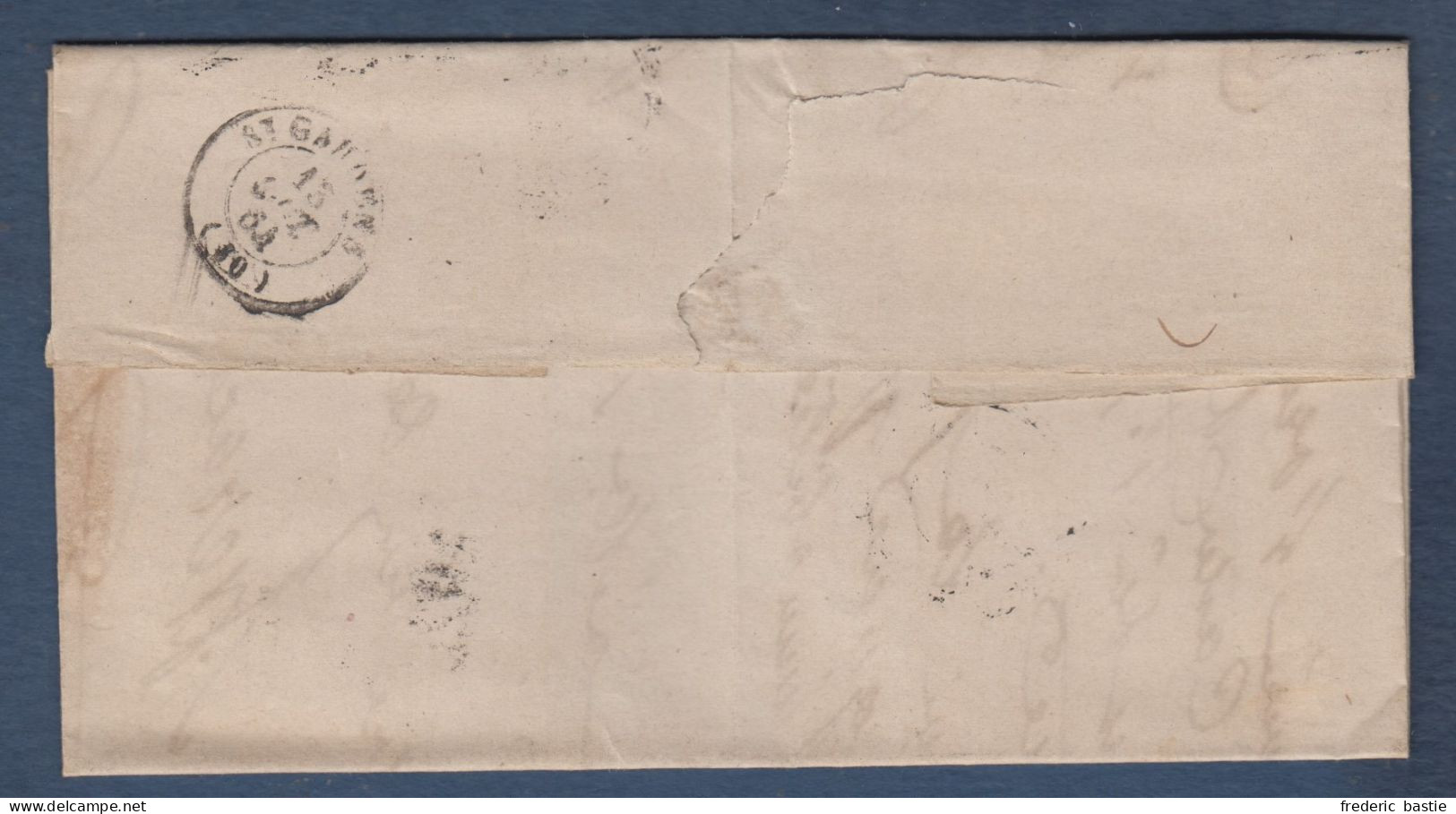 Haute Garonne - 15c Taxe N° 3 Sur Lettre De CIERP Pour St Gaudens - 1859-1959 Lettres & Documents