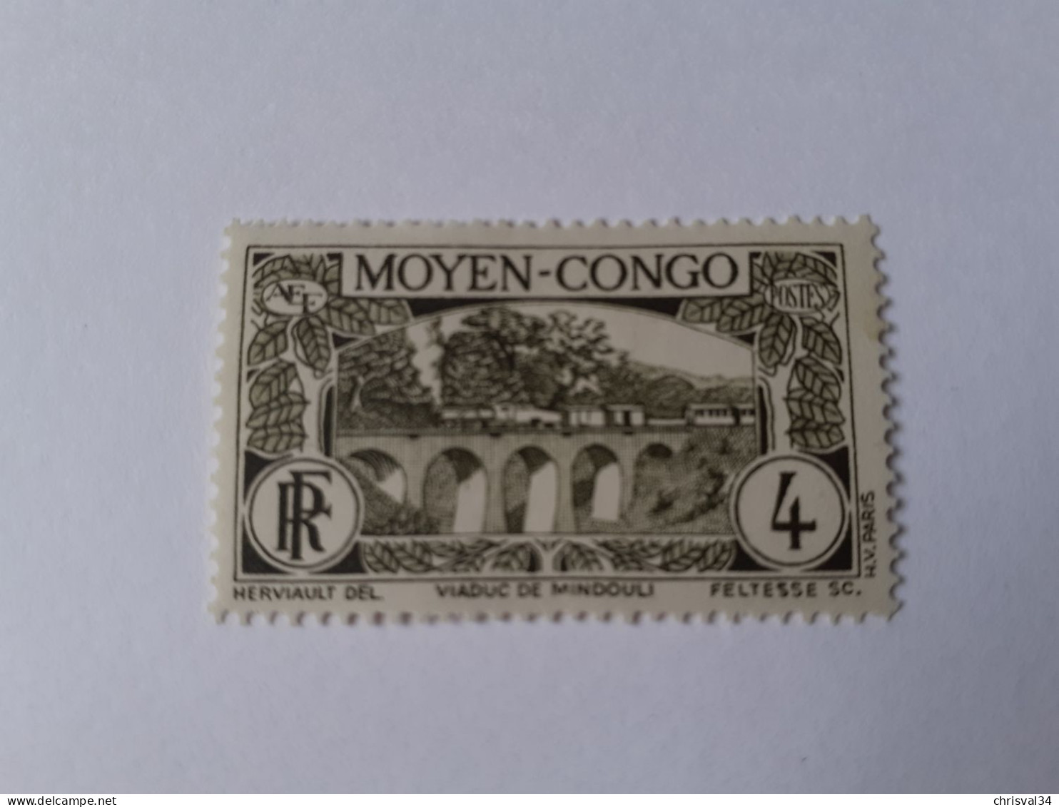 TIMBRE  CONGO    N  115     COTE  0,75  EUROS    NEUF  SANS  CHARNIERE - Neufs