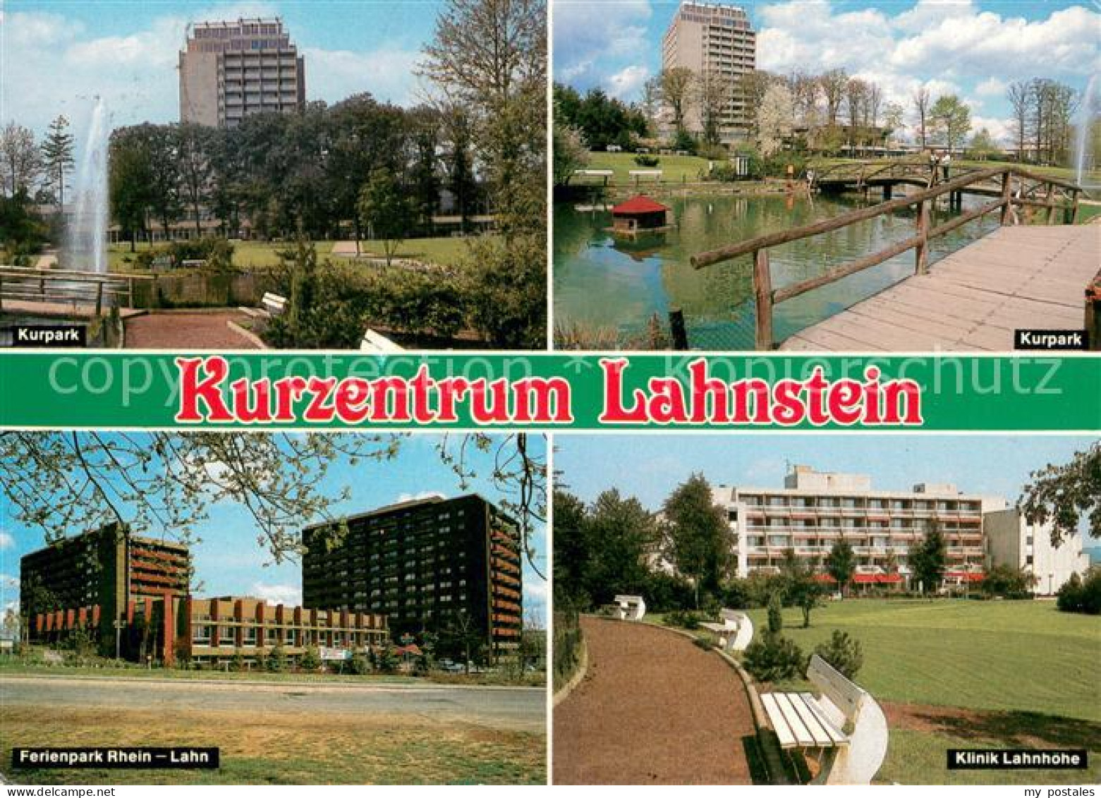 73671102 Lahnstein Kurzentrum Kurpark Ferienpark Rhein Lahn Klinik Lahnhoehe Lah - Lahnstein