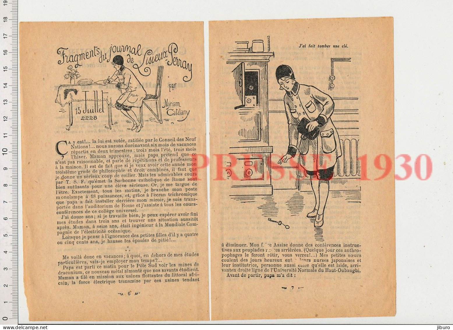 3 Vues Gravure 1930 Mois De Juillet Charrette Moisson Javelles Gerbes Prière à Dieu Agriculture + Récit Myriam Catalany - Ohne Zuordnung