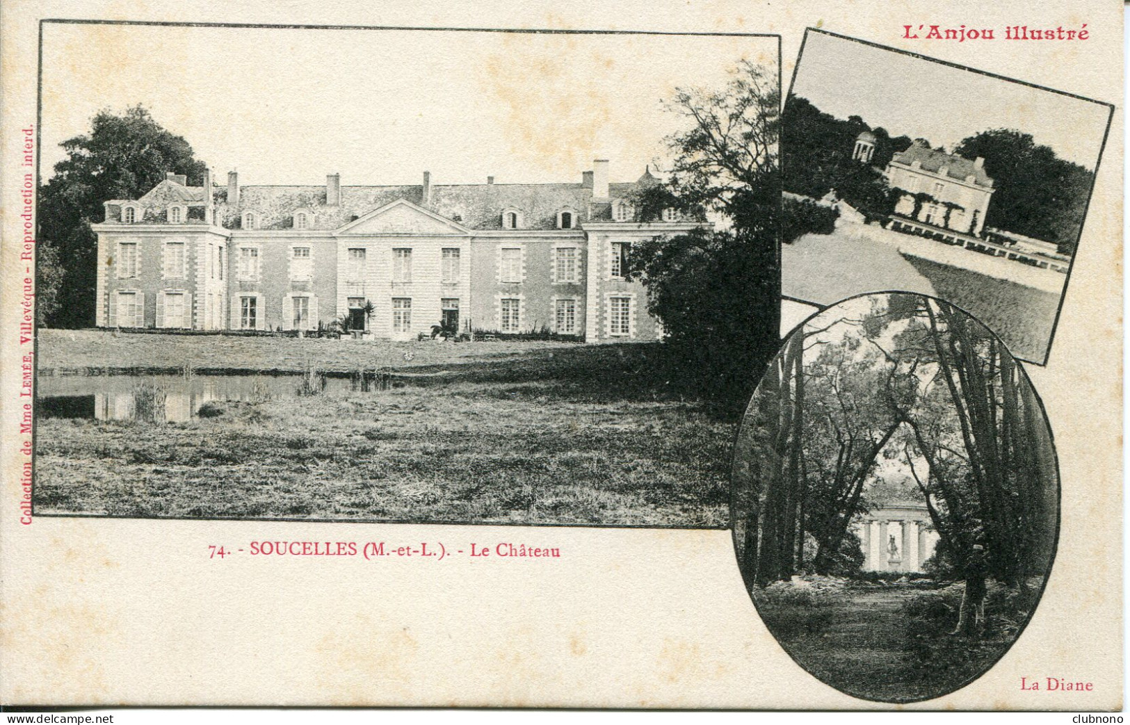 CPA -  SOUCELLES - LE CHATEAU - Sonstige & Ohne Zuordnung