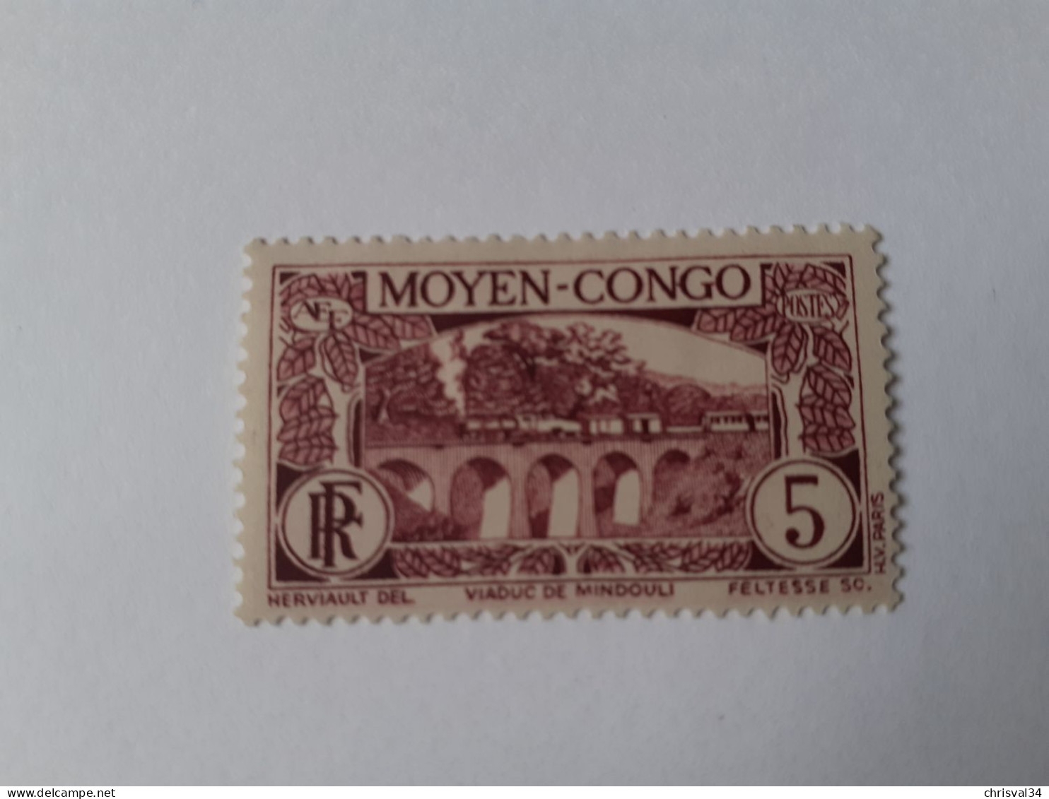TIMBRE  CONGO    N  116     COTE  0,75  EUROS    NEUF  TRACE  CHARNIERE - Neufs