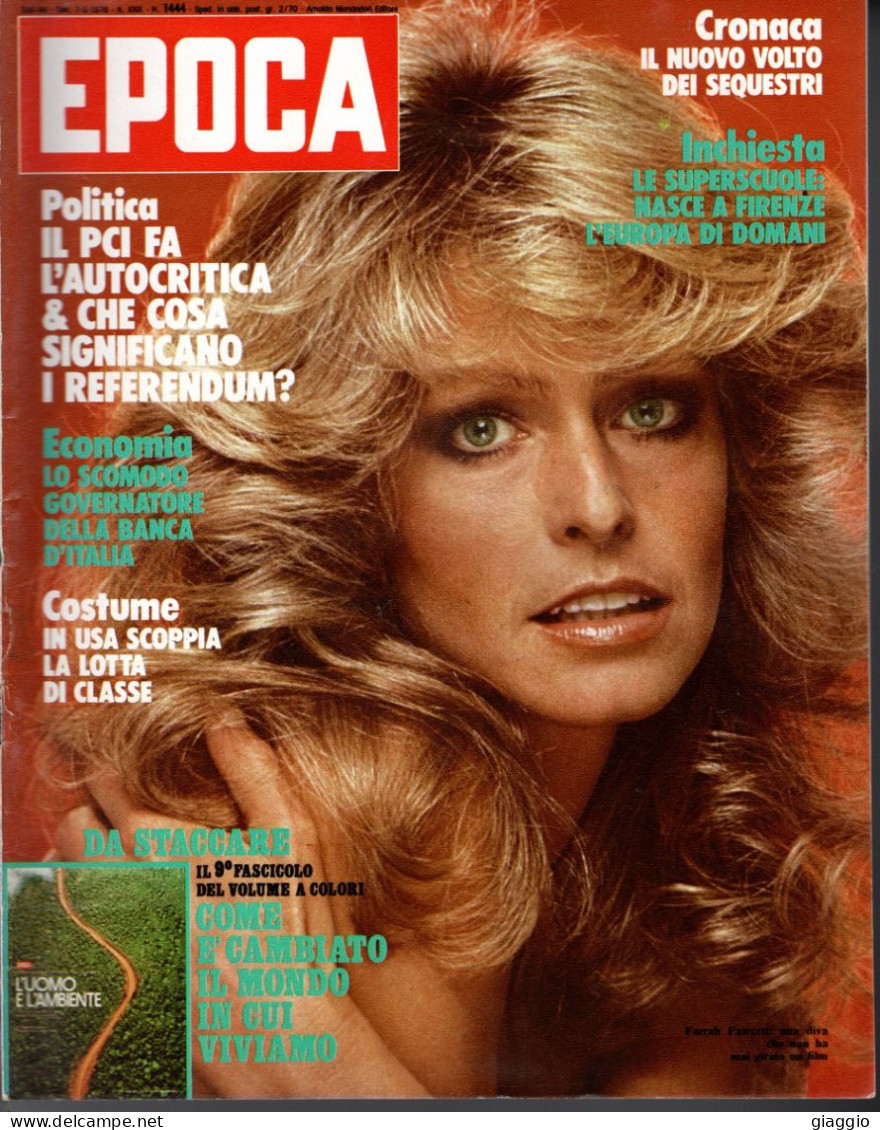 °°° RIVISTA EPOCA N° 1444 DEL 7 GIUGNO 1978 °°° - Andere & Zonder Classificatie