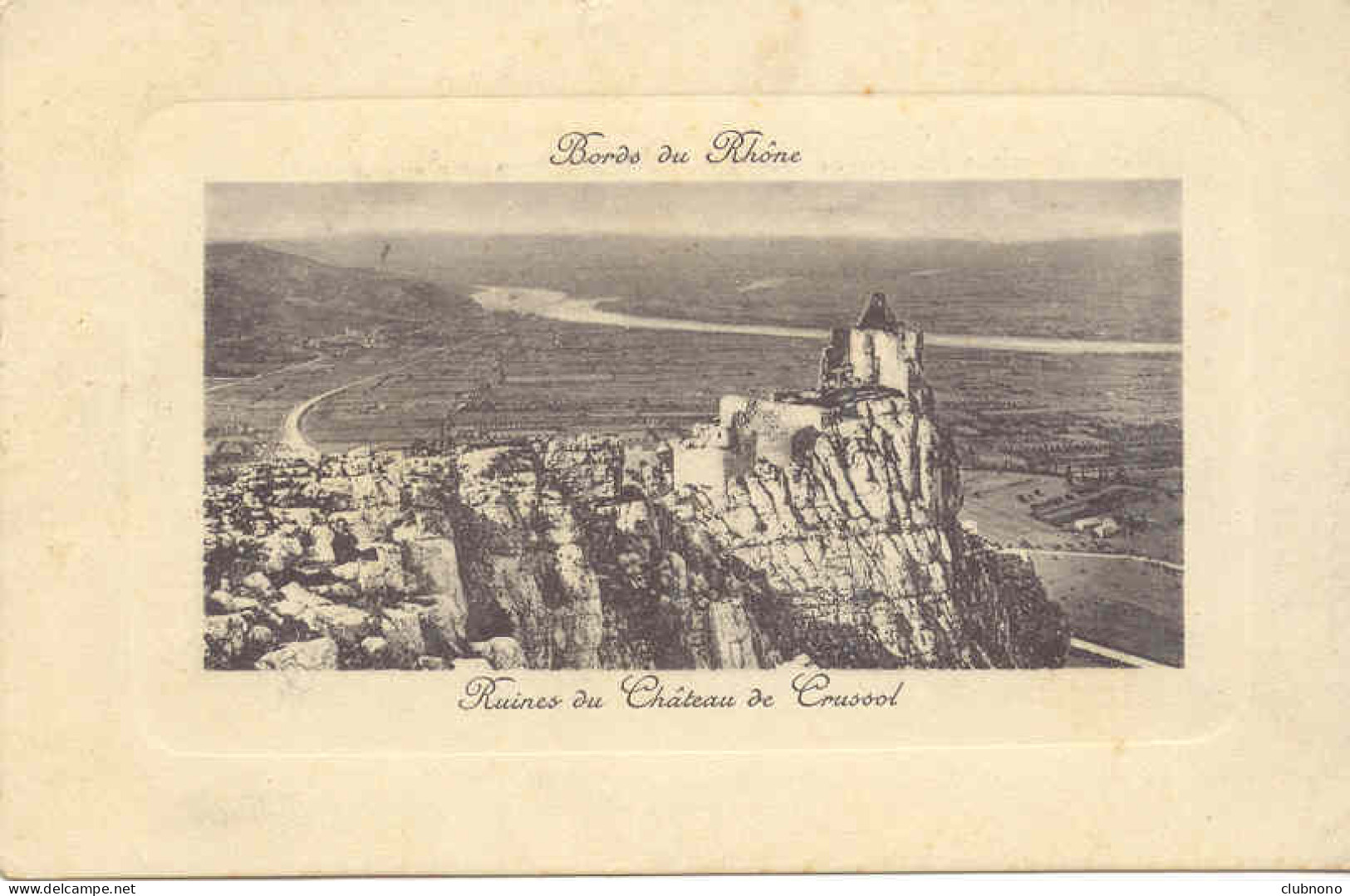 CPA - CRUSSOL - RUINES DU CHATEAU (1914) - Other & Unclassified