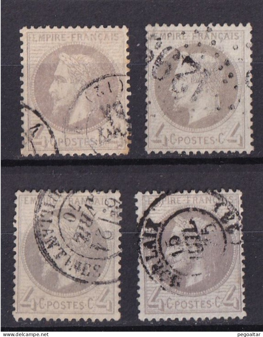 N°27; B/TB. - 1863-1870 Napoléon III. Laure