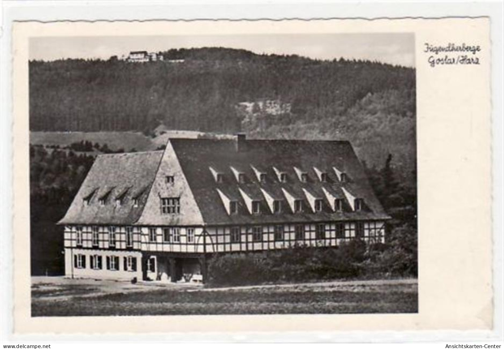 39079806 - Goslar. Jugendherberge Gelaufen, 1954. Leichter Schrift- Und Stempeldurchdruck, Diese Karte Wurde Unten Rech - Goslar