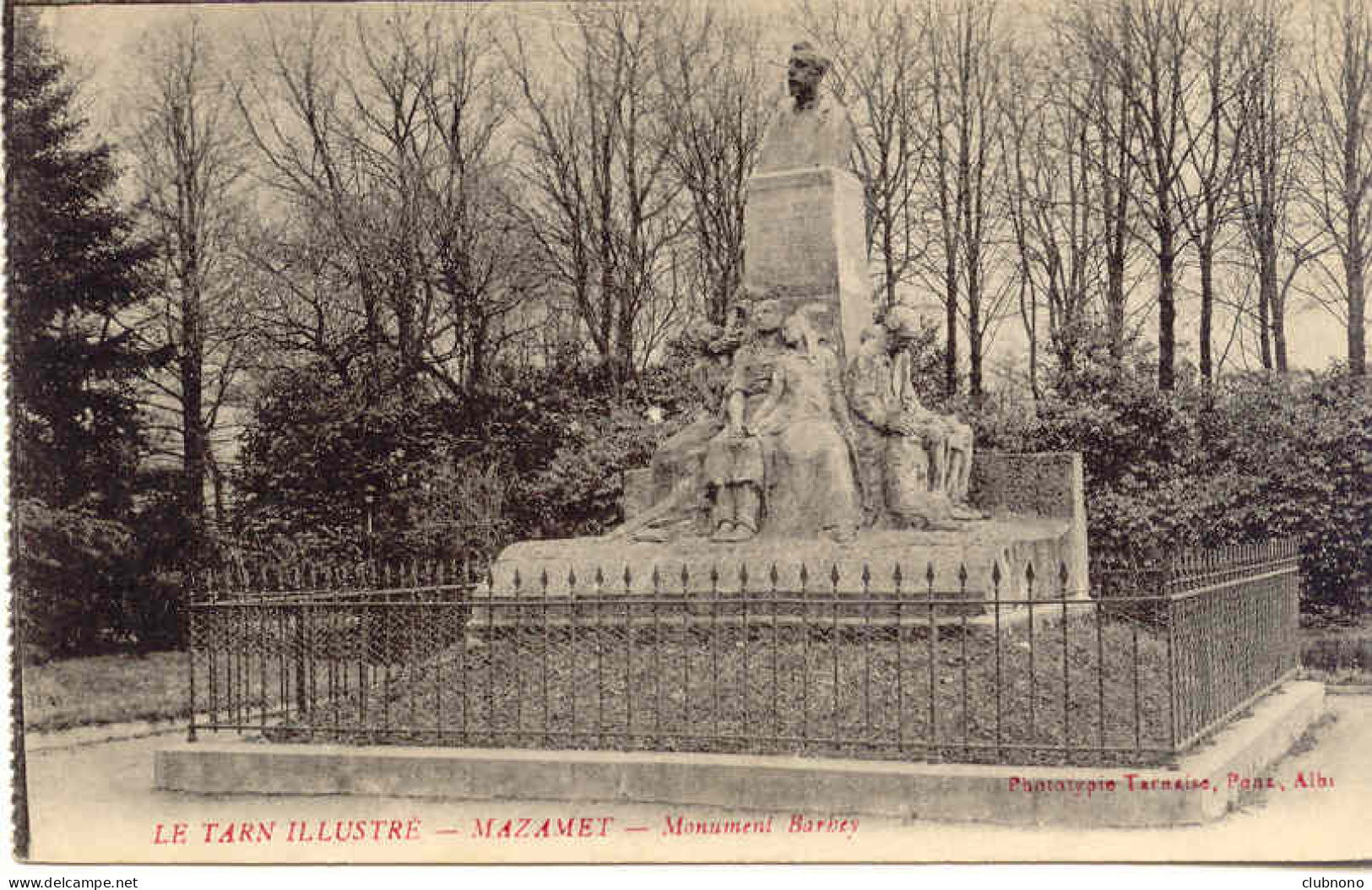 CPA - MAZAMET - MONUMENT BARBEY - Mazamet