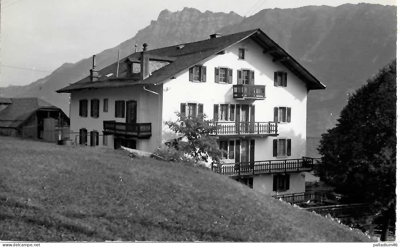 VS - LES GRANGES SUR SALVAN - HOTEL GAY BALMAZ - Phot Klopfenstein Adelboden No 16187 - écrite - Salvan