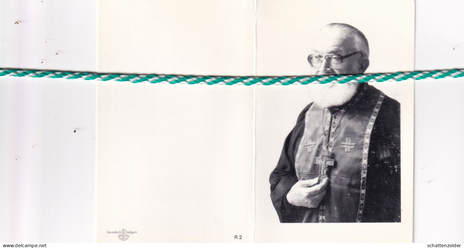 Pater Theodoor Van Gool, Pastoor In Boorsem, Sint-Joris, Zielzorger V.d. Oekraïners In België; Overleden 76jaar. Foto - Todesanzeige