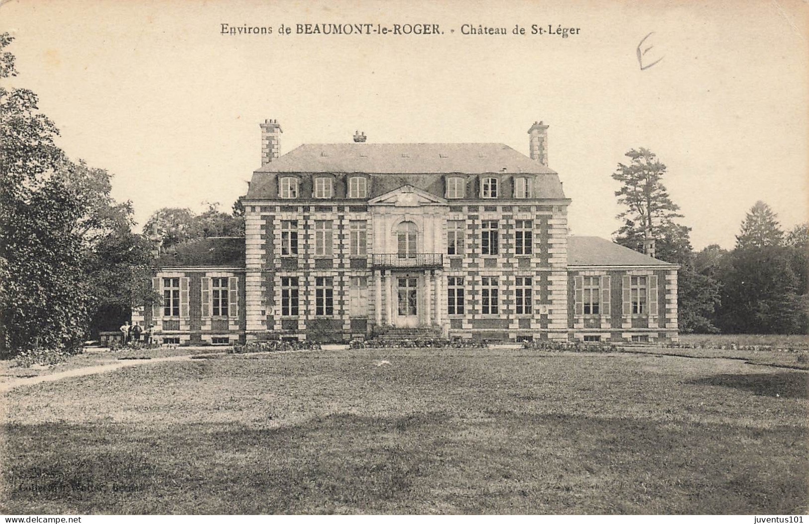 CPA Château De St-Léger-Environs De Beaumont Le Roger   L2877 - Beaumont-le-Roger