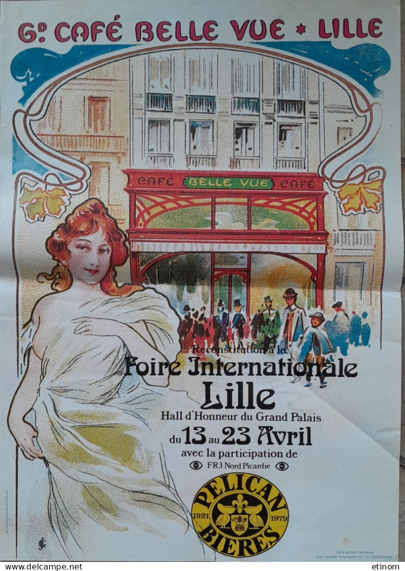Affiche 1979 Lille Foire Internationale - Afiches