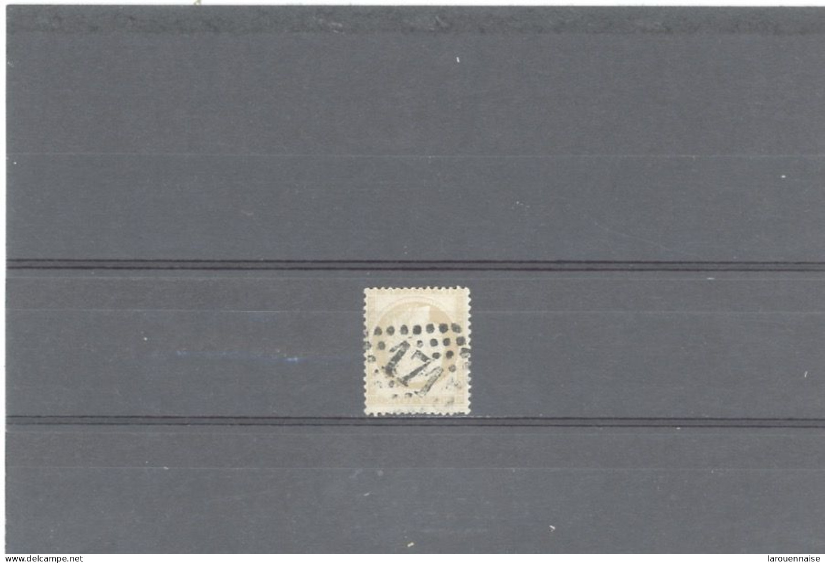 OBLITERATION  GC -GRENELLE (75 Ex 60 )N°59 -15 C CÉRÈS (1870)Obl LOSANGE GC 1715 - - Sonstige & Ohne Zuordnung