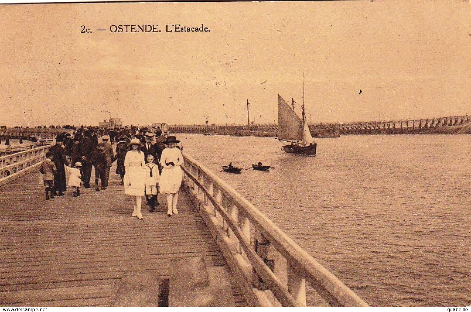 OSTENDE - OOSTENDE  -  L'estacade - Oostende