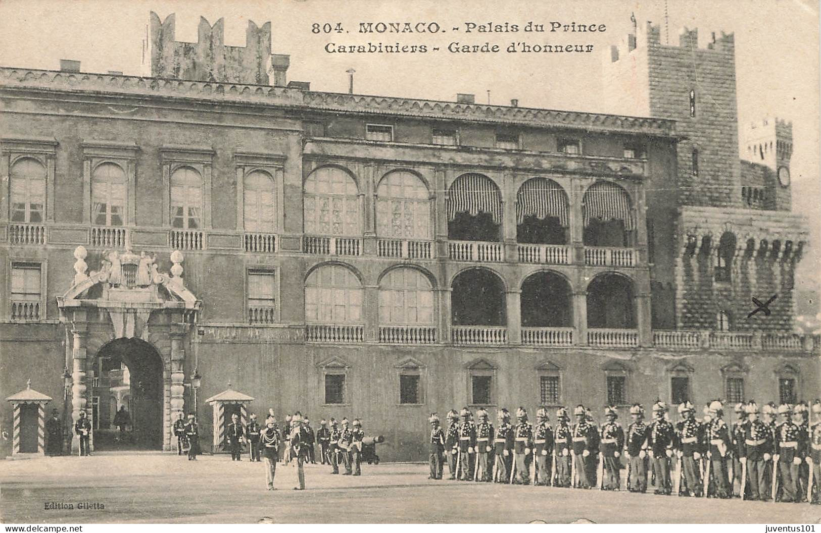 CPA Monaco-Palais Du Prince-Carabiniers-804      L2881 - Palais Princier