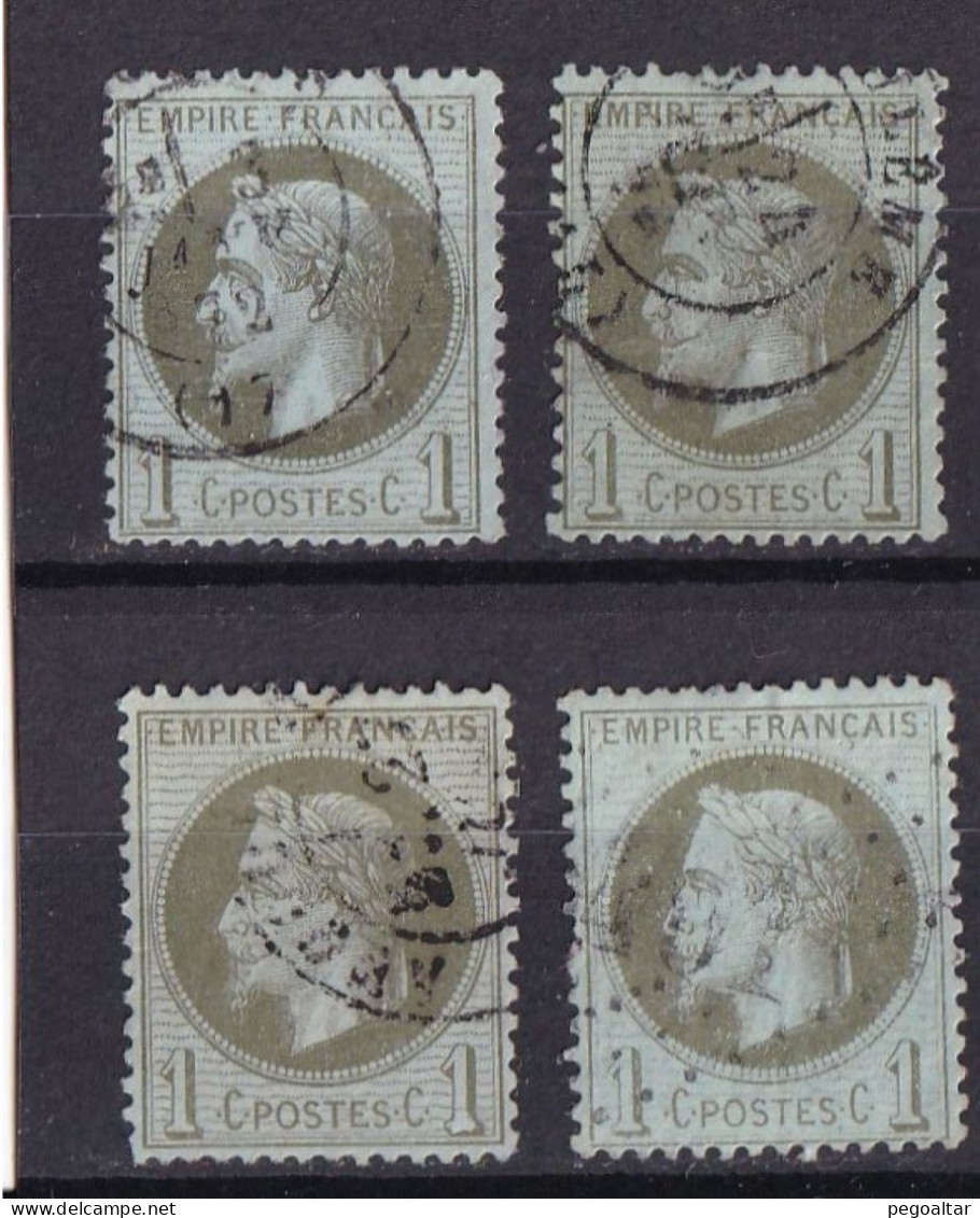 N°25; B/TB. - 1863-1870 Napoleon III With Laurels