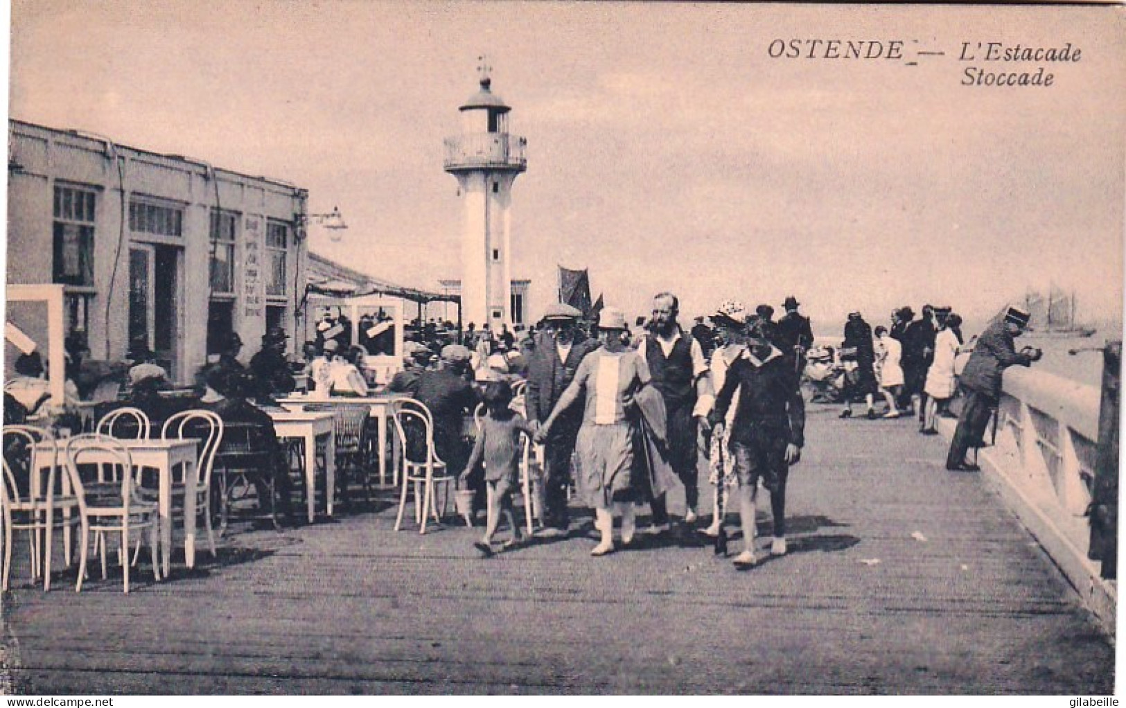 OOSTENDE - OSTENDE -  L'estacade - Stoccade - Oostende