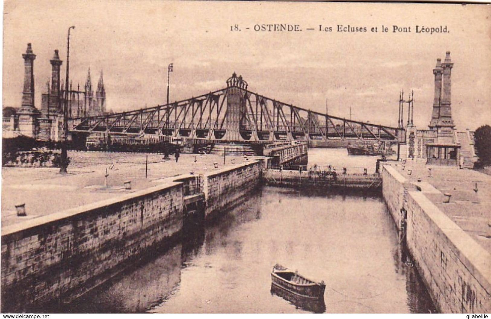 OOSTENDE - OSTENDE -  Les Ecluses Et Le Pont Leopold - Oostende