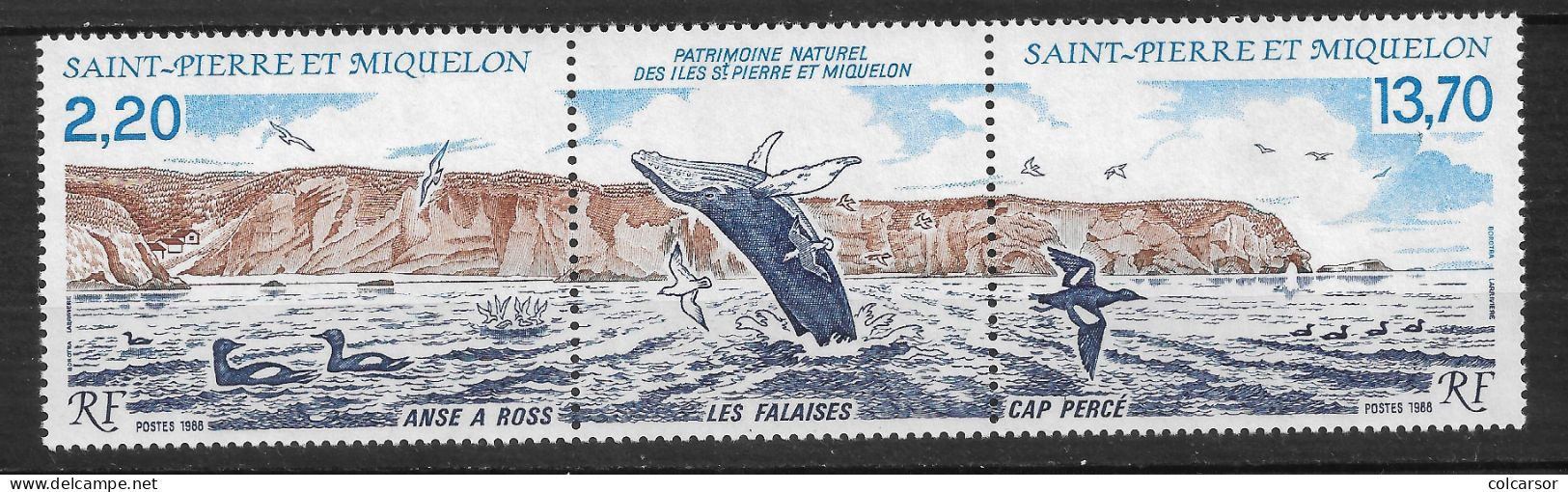 SAINT PIERRE ET MIQUELON N°   495A  " PATRIMOINE NATUREL " - Unused Stamps