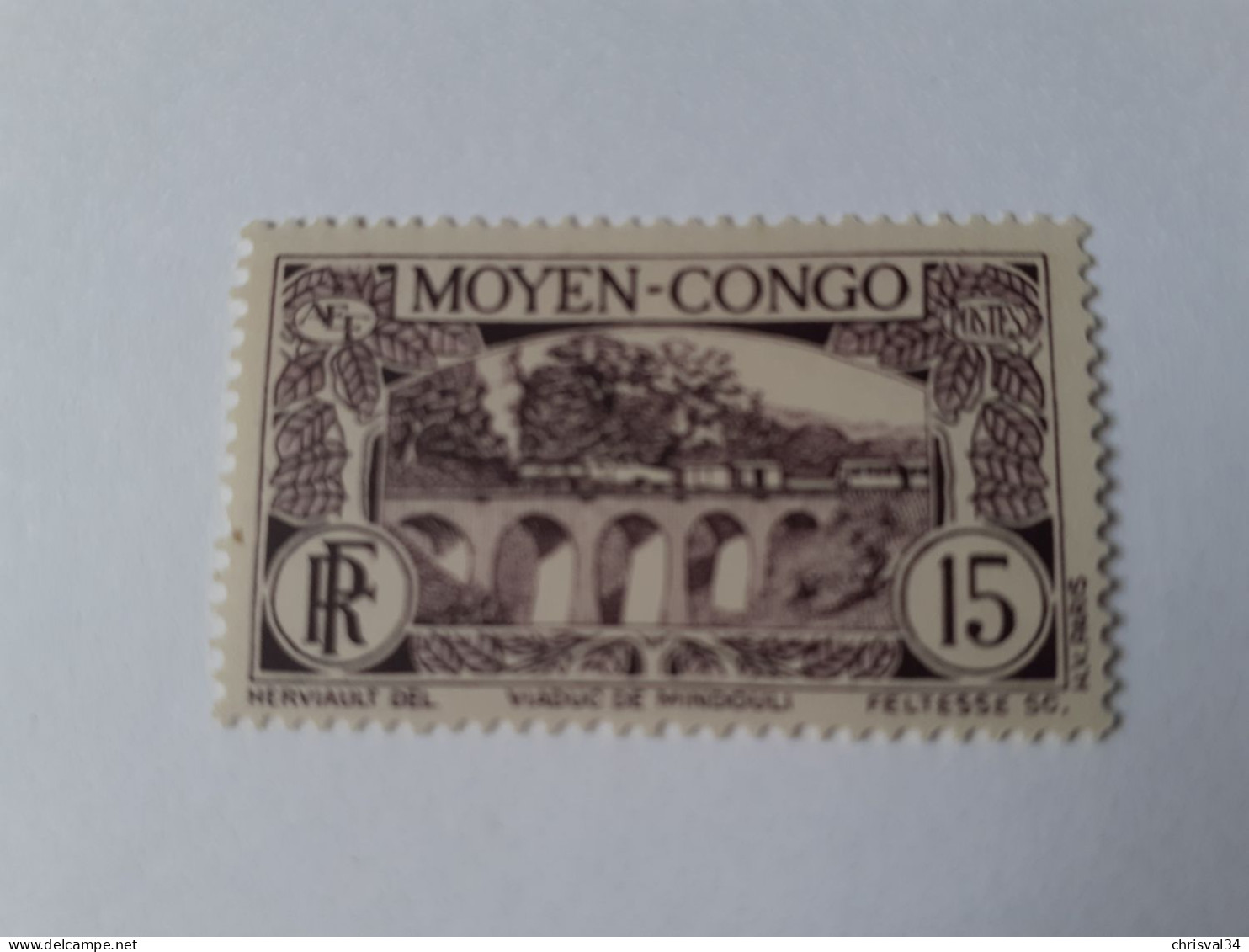 TIMBRE  CONGO    N  118     COTE  2,00  EUROS    NEUF  TRACE  CHARNIERE - Nuovi