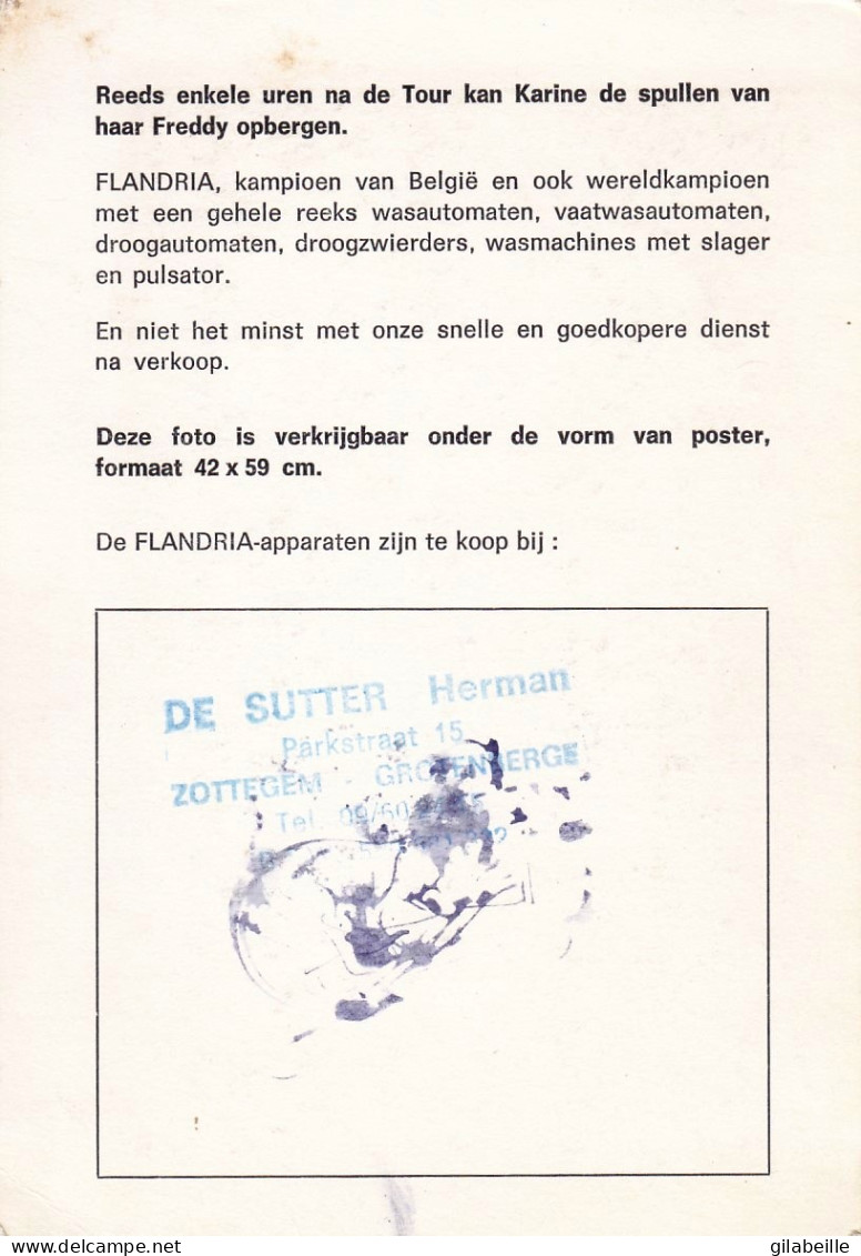 Cyclisme - Coureur Cycliste Belge  Freddy Maertens - Champion Deu Monde 1976 - Publicité Flandria - Cyclisme