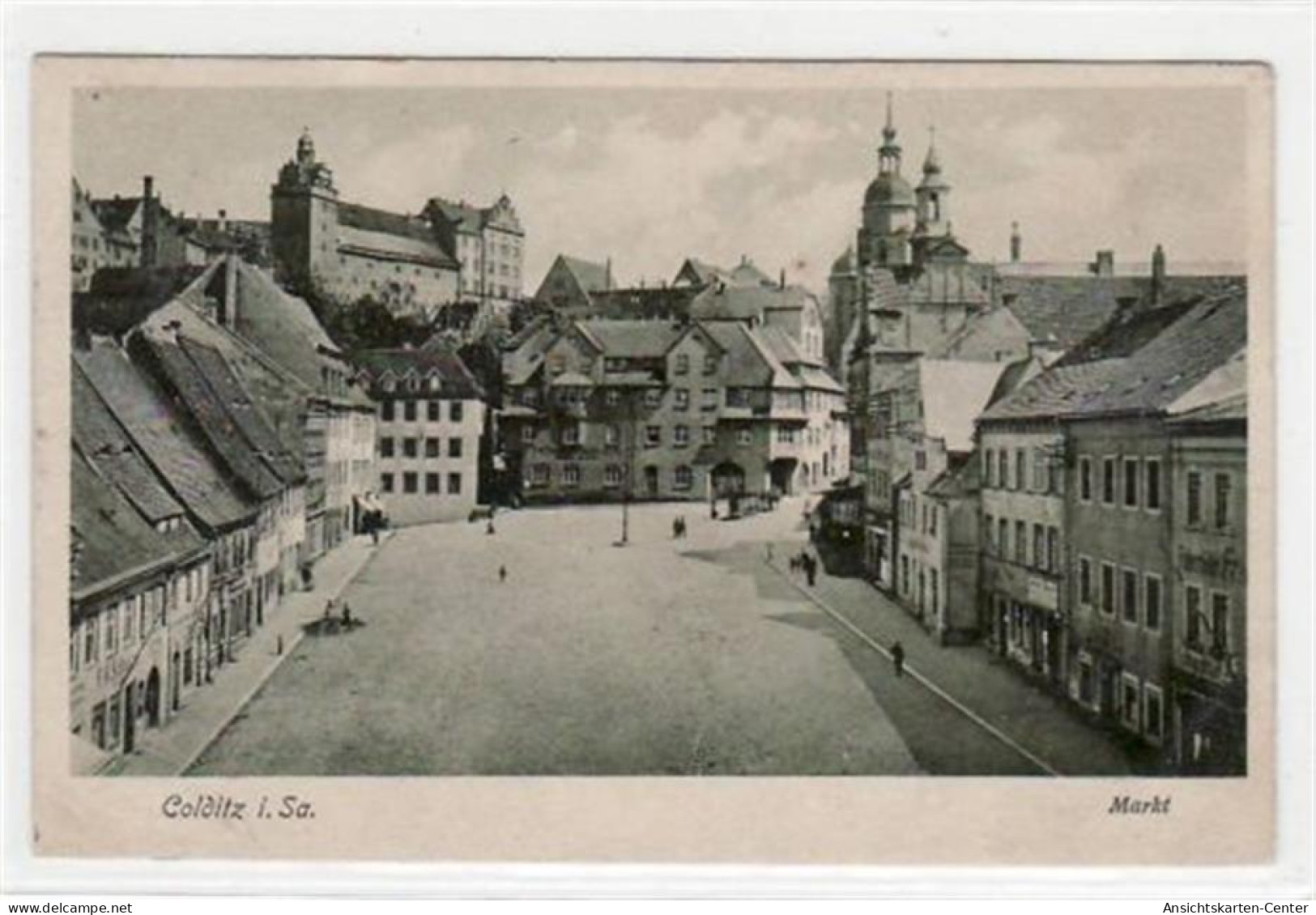 39020106 - Colditz Mit Markt Gelaufen Von 1921. Gute Erhaltung. - Colditz