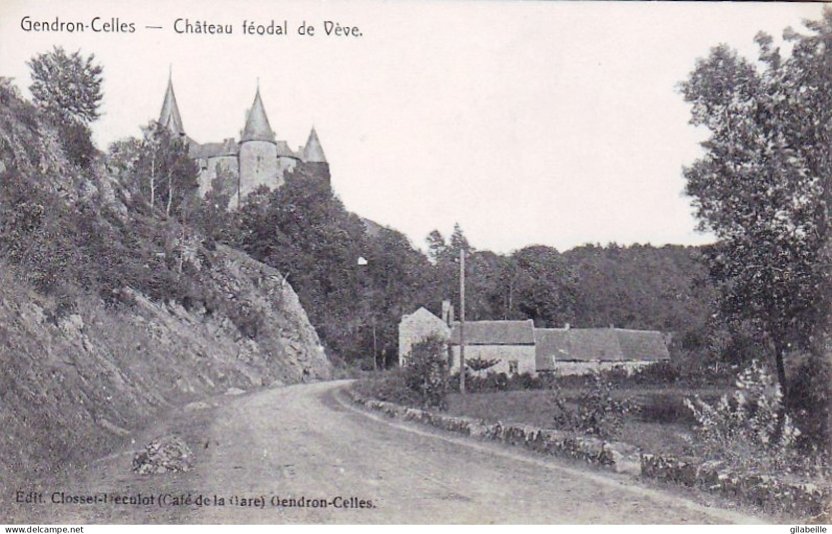 GENDRON CELLES ( Houyet )  Chateau Feodal De Veve - Houyet