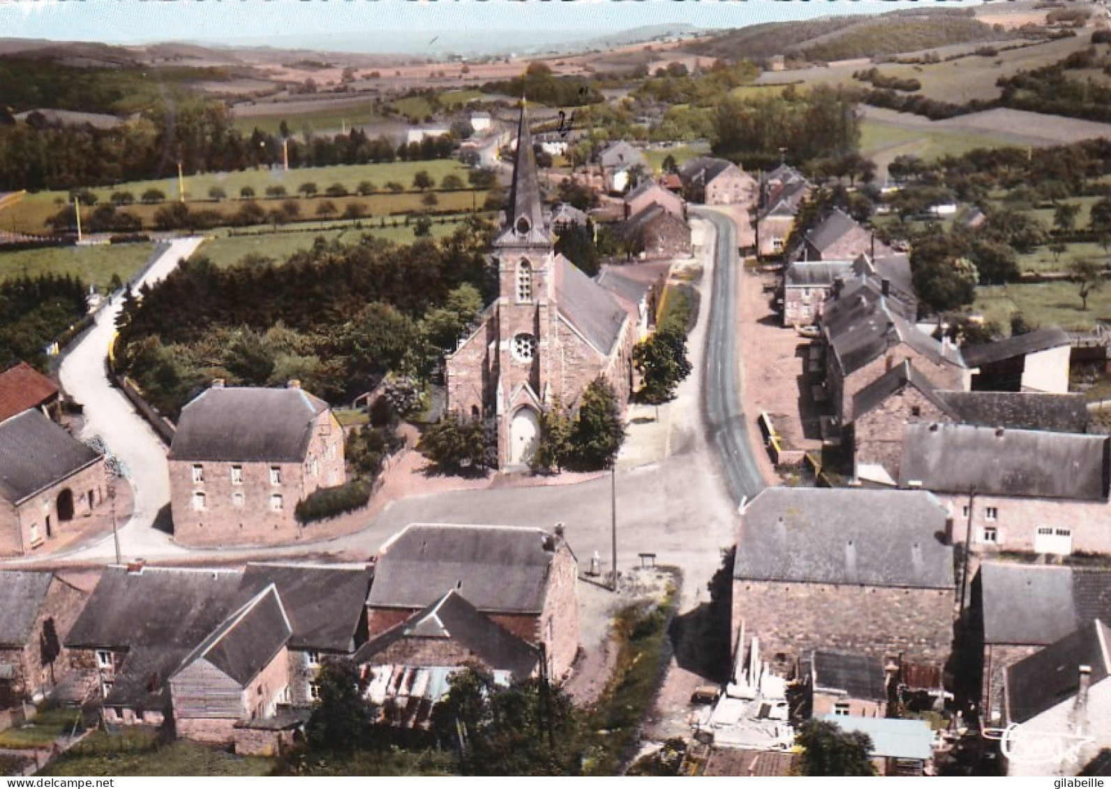 RESTEIGNE - Le Centre - Vue Aerienne - Tellin