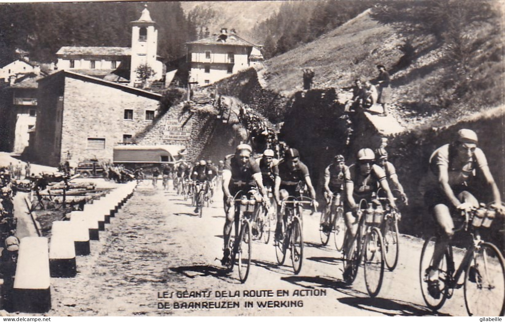 Cyclisme  - Cyclisme Les Geants De La Route En Action De Baanreuzen In Werking Cp Offerte Par La SA Victoria Bruxelles - Cycling