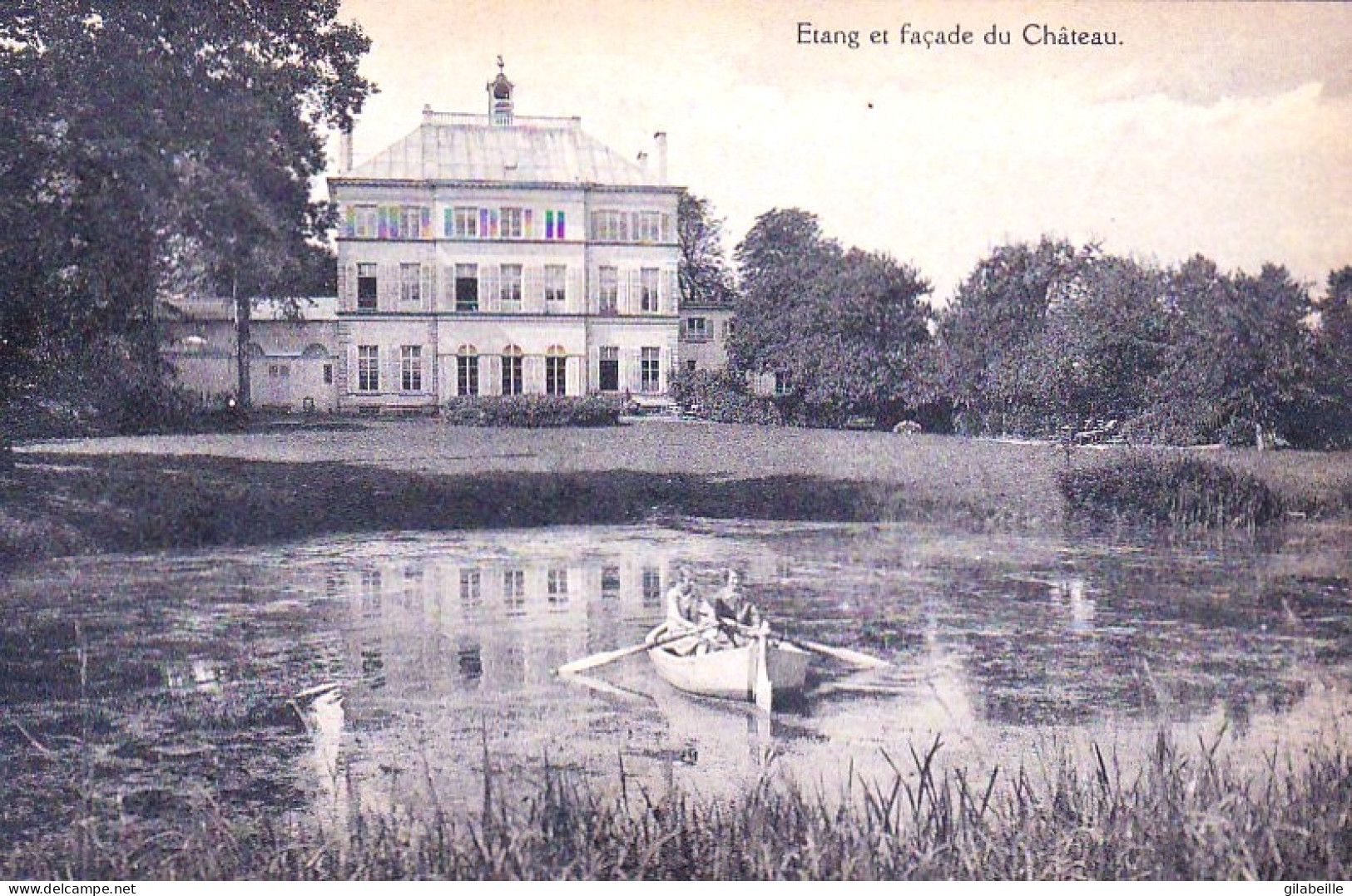 Gent - Oostacker  - Chateau Slootendries -  Pension De Dames Des Soeurs De Jesus - Etang Et Facade Du Chateau - Gent