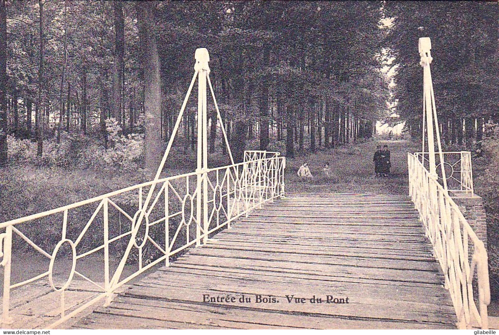 Gent - Oostacker  - Chateau Slootendries -  Pension De Dames Des Soeurs De Jesus - Entrée Du Bois - Gent