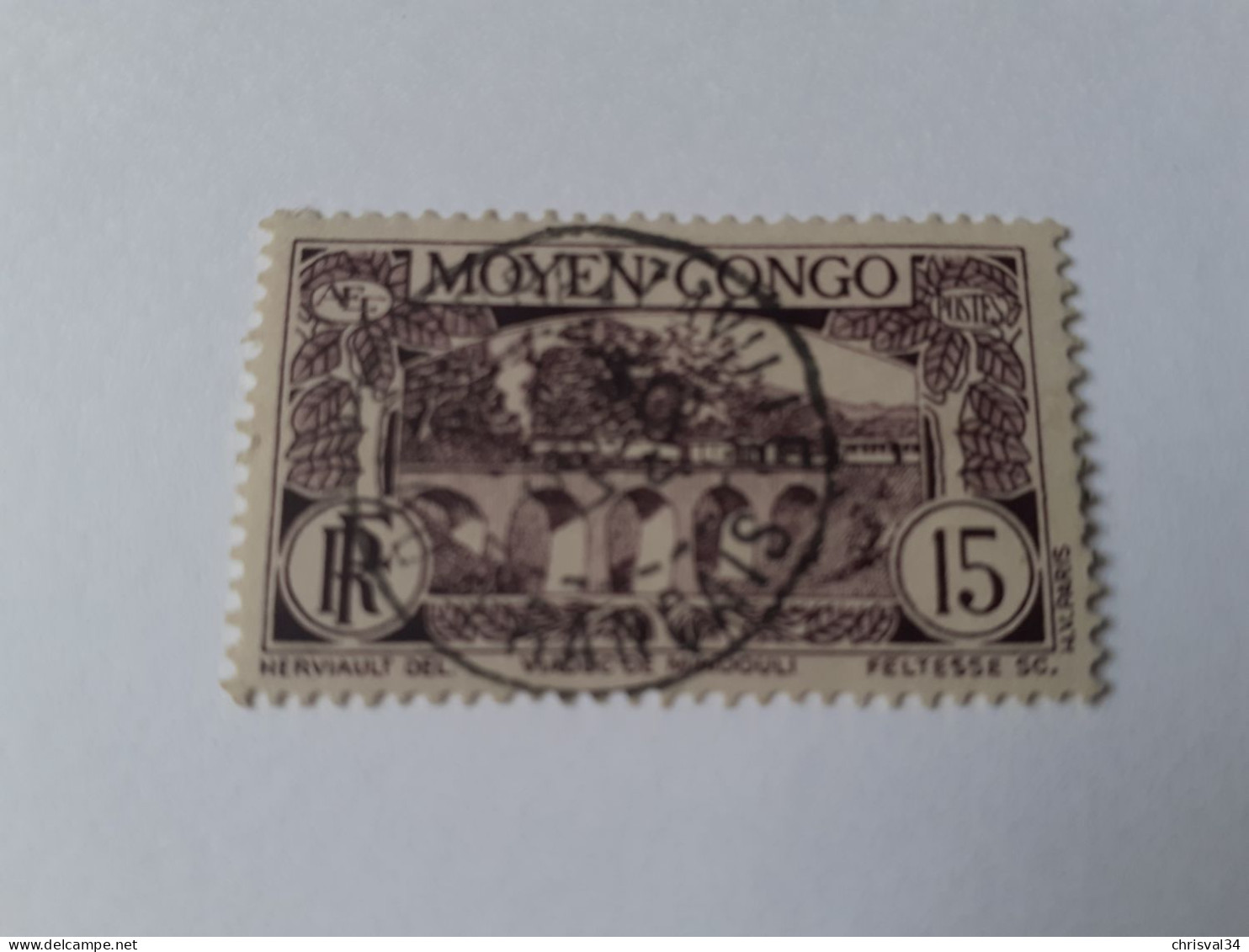 TIMBRE  CONGO    N  118     COTE  1,00  EUROS    OBLITERE - Used Stamps