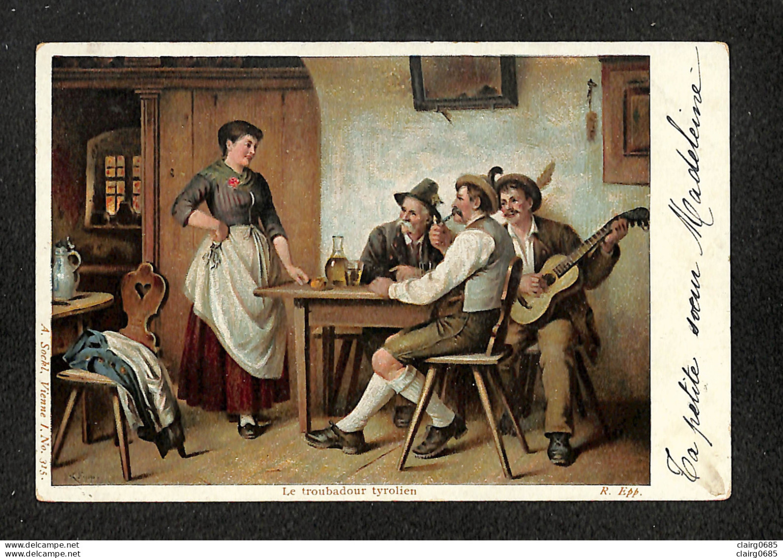 FOLKLORE - Le Troubadour Tyrolien - 1901 - Musique
