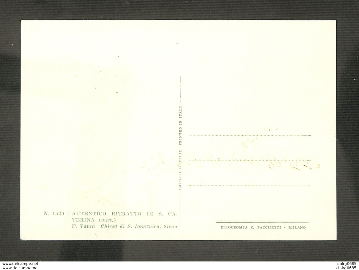 ITALIE - ITALIANA - Carte MAXIMUM 1962 - S. Caterina Da Siena - Maximum Cards