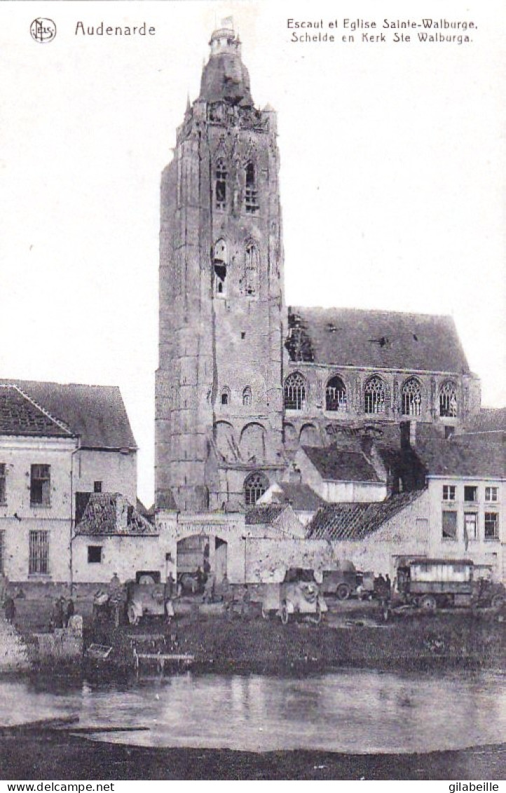 AUDENARDE - OUDENAARDE -  L'Escaut Et Eglise Sainte Walburge - Oudenaarde