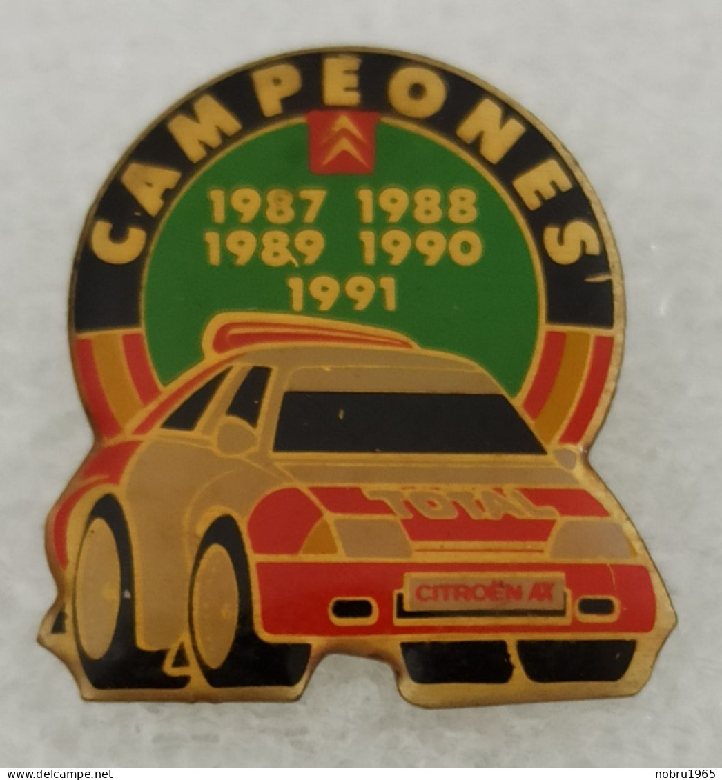 Pin's Citroën AX Total Campeones 1987- 1991 - Citroën