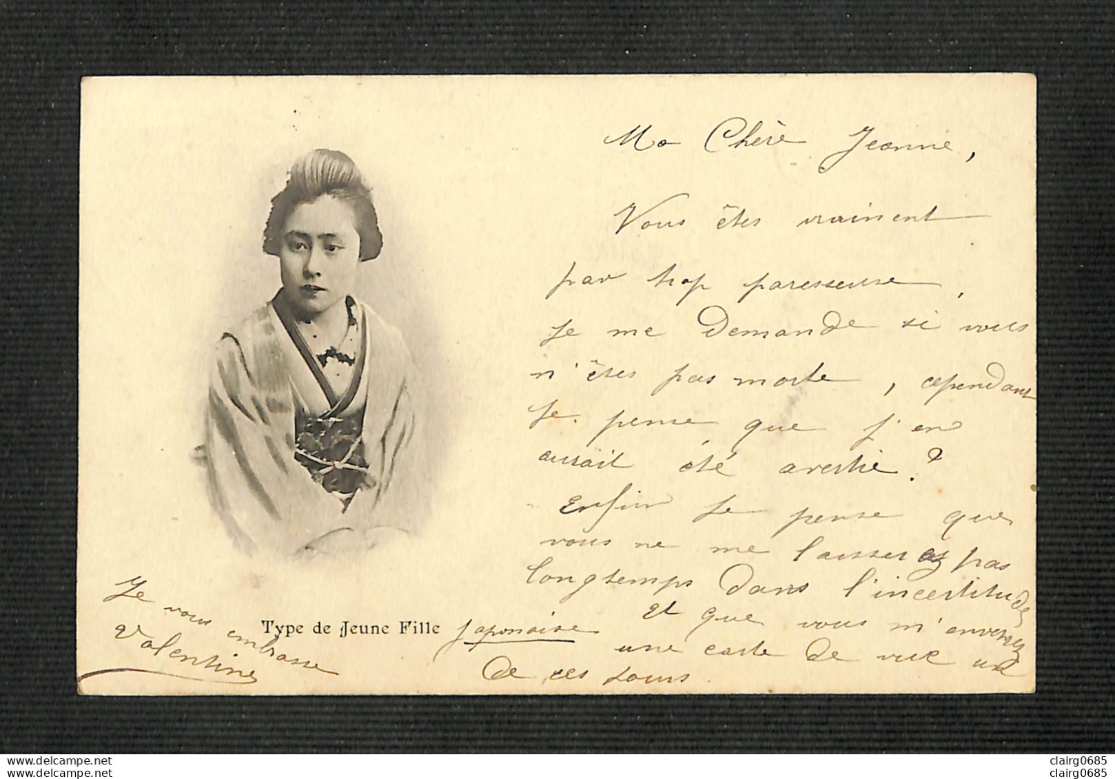 JAPON - Type De Jeune Fille - 1900 - Sonstige & Ohne Zuordnung
