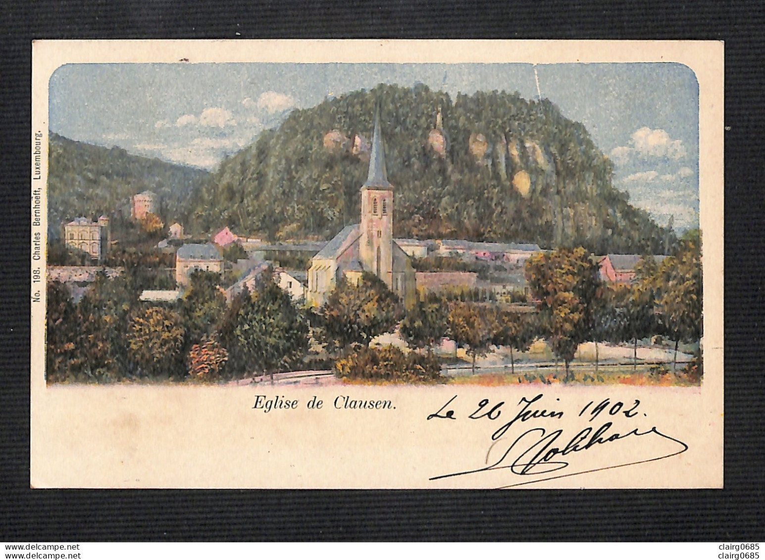 LUXEMBOURG - CHAUSEN - Eglise De Clausen - 1902 -  - Luxemburg - Town