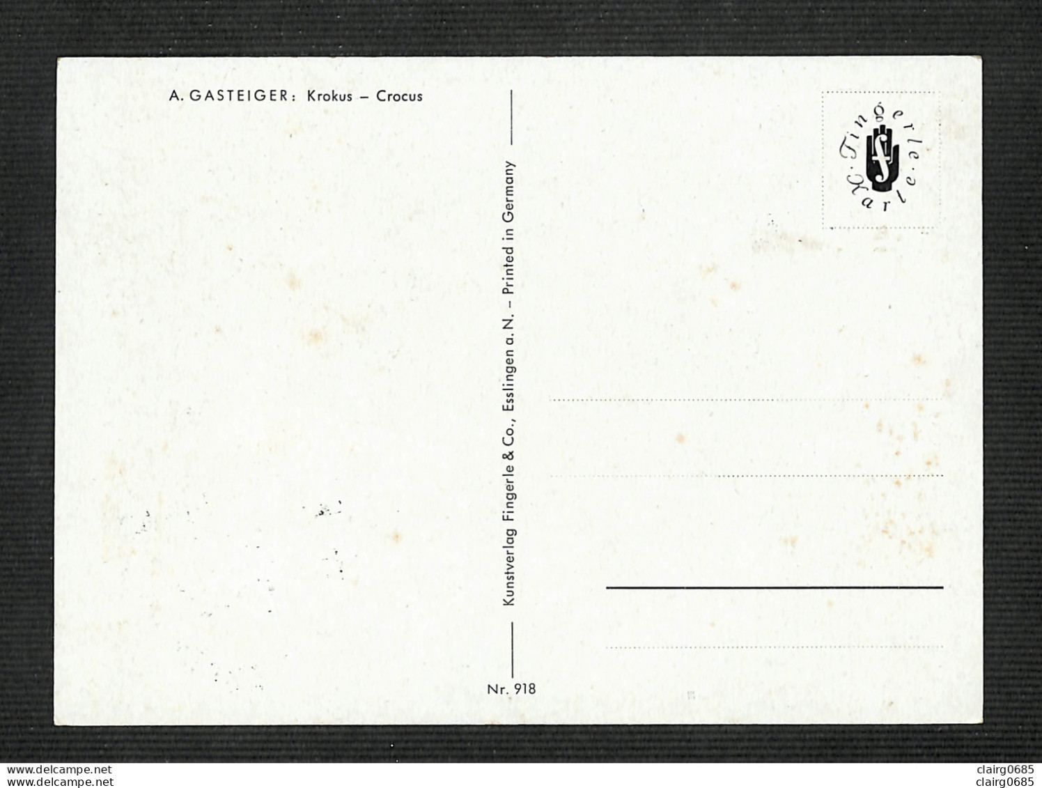 LUXEMBOURG - Carte MAXIMUM 1956 - FLORALIES - Krokus - Crocus - Maximumkaarten