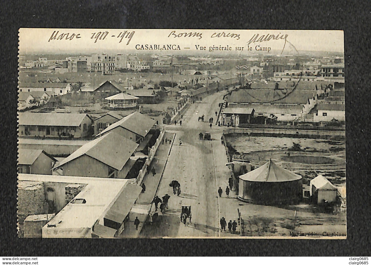 MAROC - CASABLANCA - Vue Générale Sur Le Camp - 1917-1919 - Casablanca