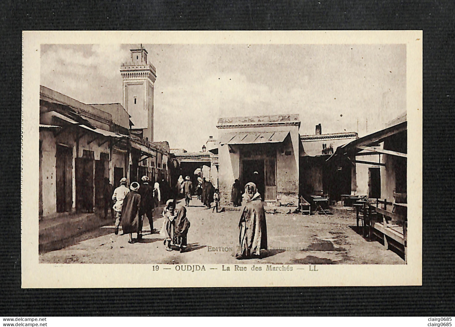 MAROC - OUDJDA - La Rue Des Marchés - Andere & Zonder Classificatie