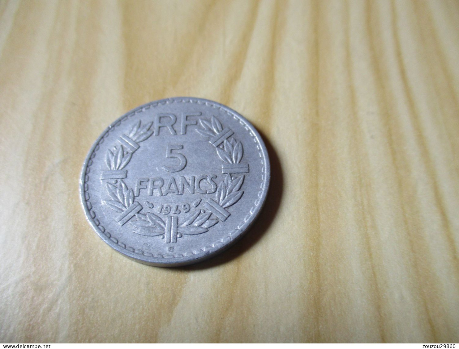 France - 5 Francs Lavrillier 1949 B Alu.N°629. - 5 Francs