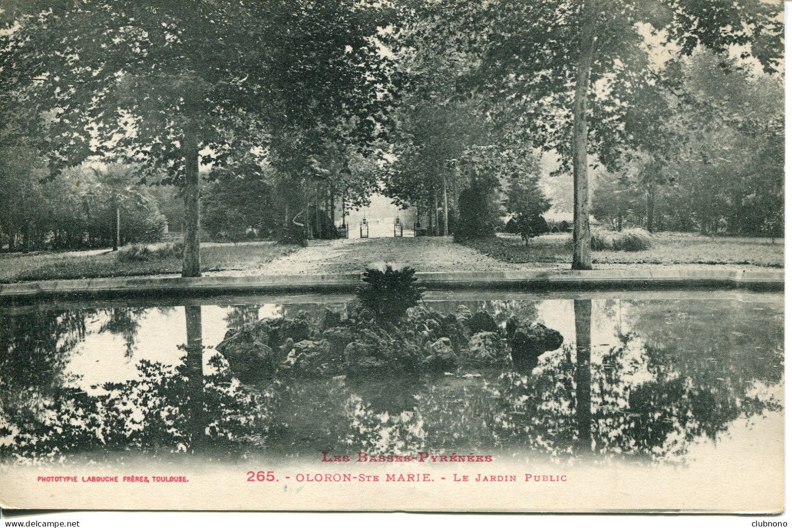 CPA -  OLORON-SAINTE-MARIE - JARDIN PUBLIC - Oloron Sainte Marie