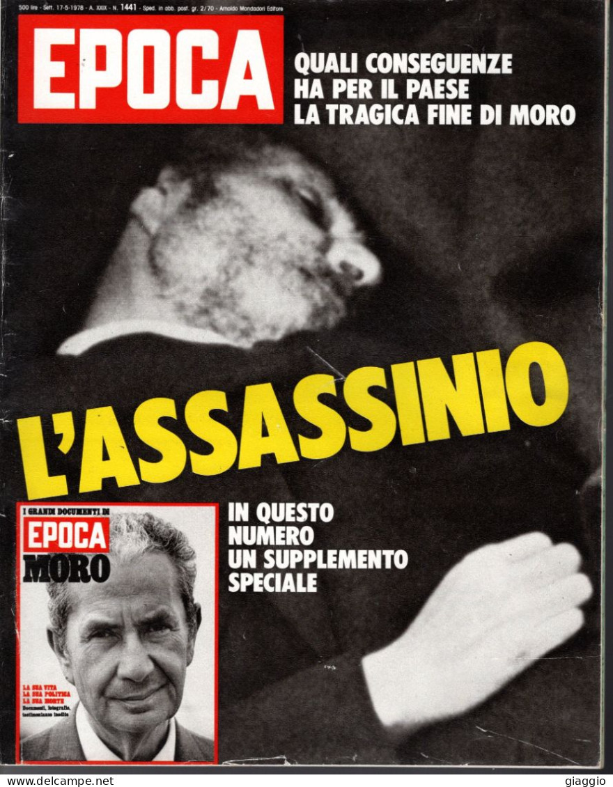 °°° RIVISTA EPOCA N° 1441 DEL 17 MAGGIO 1978 °°° - Otros & Sin Clasificación