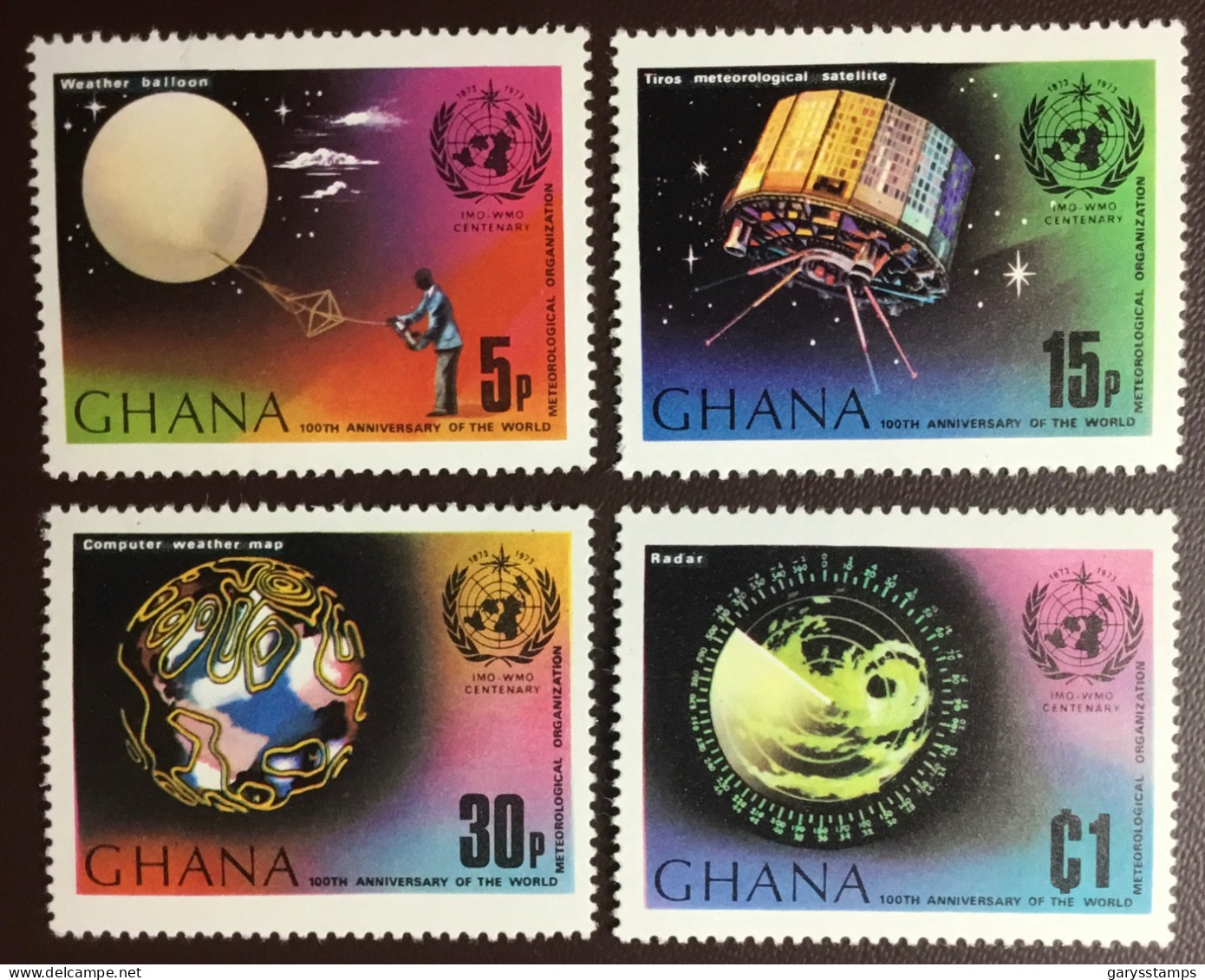 Ghana 1973 WMO Anniversary MNH - Ghana (1957-...)