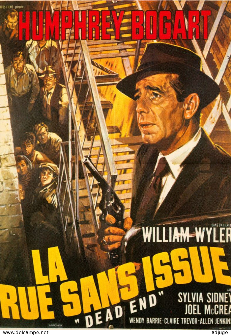 CPM* Fim " La Rue Sans Issue" De William Wyler Avec HUMPHREY BOGGART   Affiche Vintage Atos - Afiches En Tarjetas