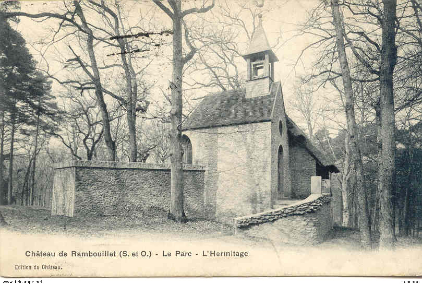 CPA - CHATEAU DE RAMBOUILLET - LE PARC - L'HERMITAGE  - Rambouillet (Château)