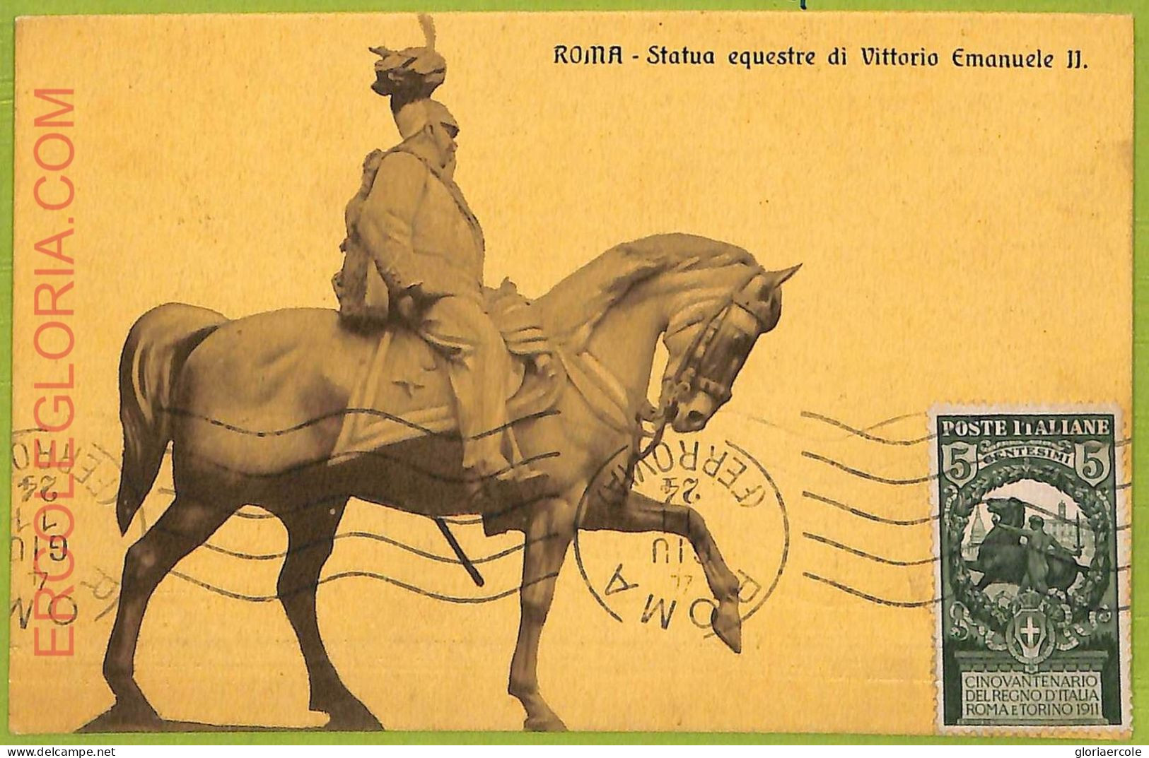 Ad3352 - ITALY - Postal History - MAXIMUM CARD - 1924 - Roma - Maximumkarten (MC)