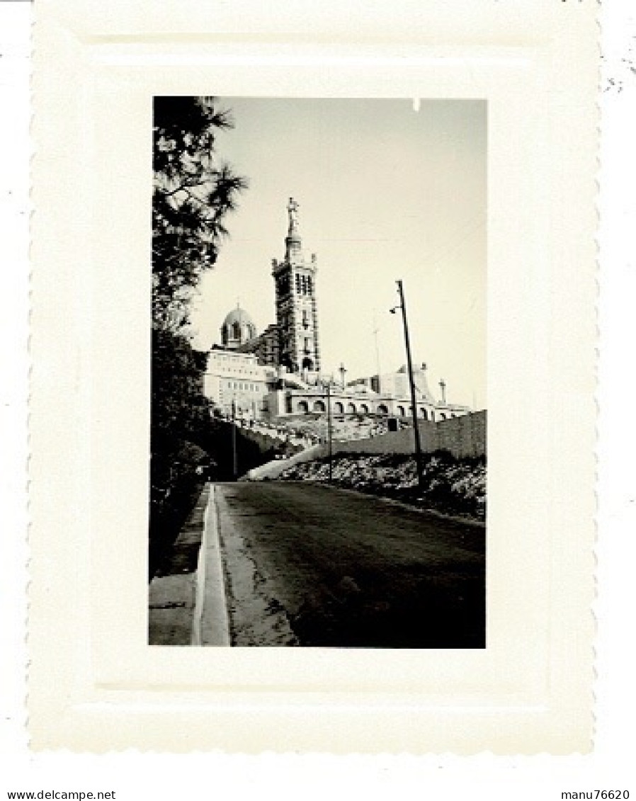 Ref 1 - Photo + Négatif :  Marseille, Notre Dame De La Garde - France  . - Europa