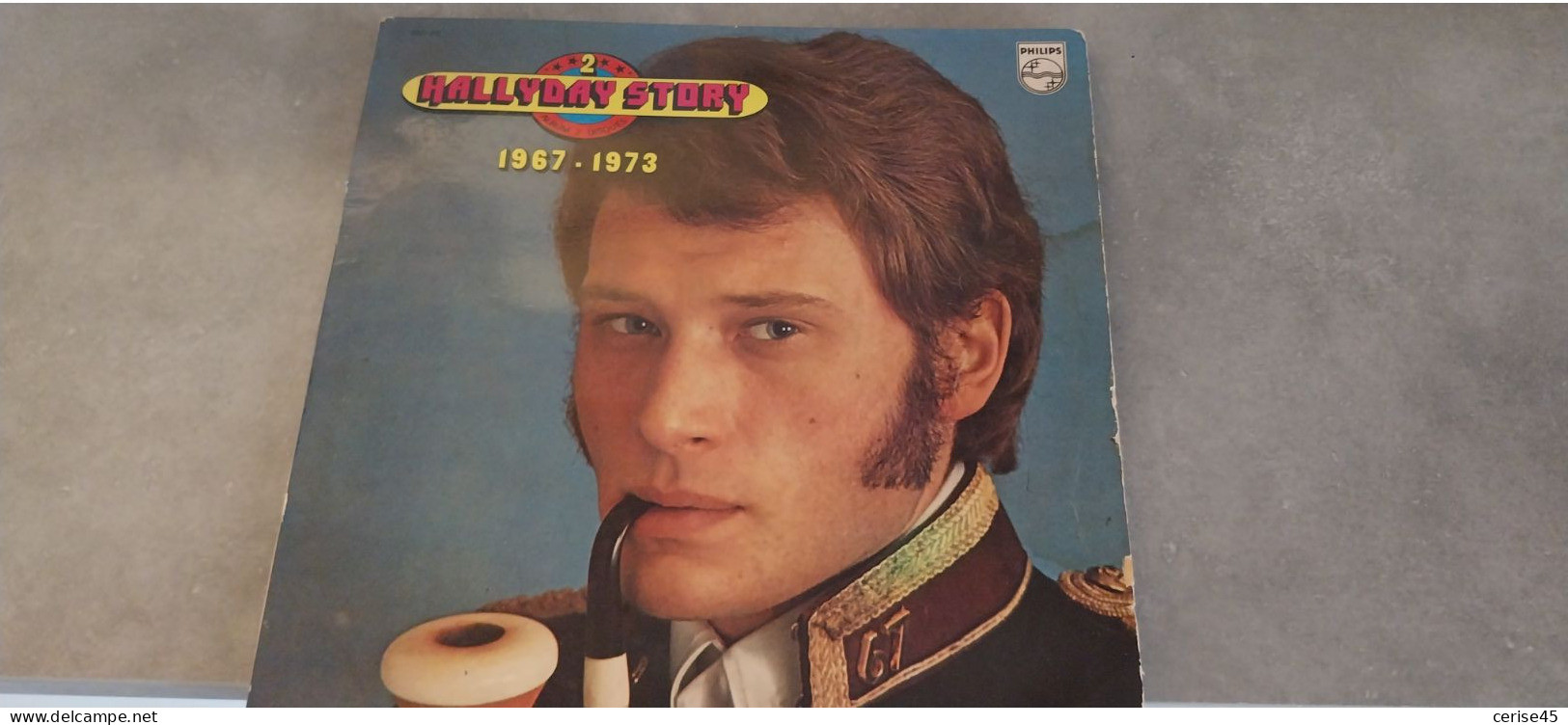 DOUBLE 33 TOURS HALLYDAY STORY.. 1967..1973 - Sonstige - Franz. Chansons