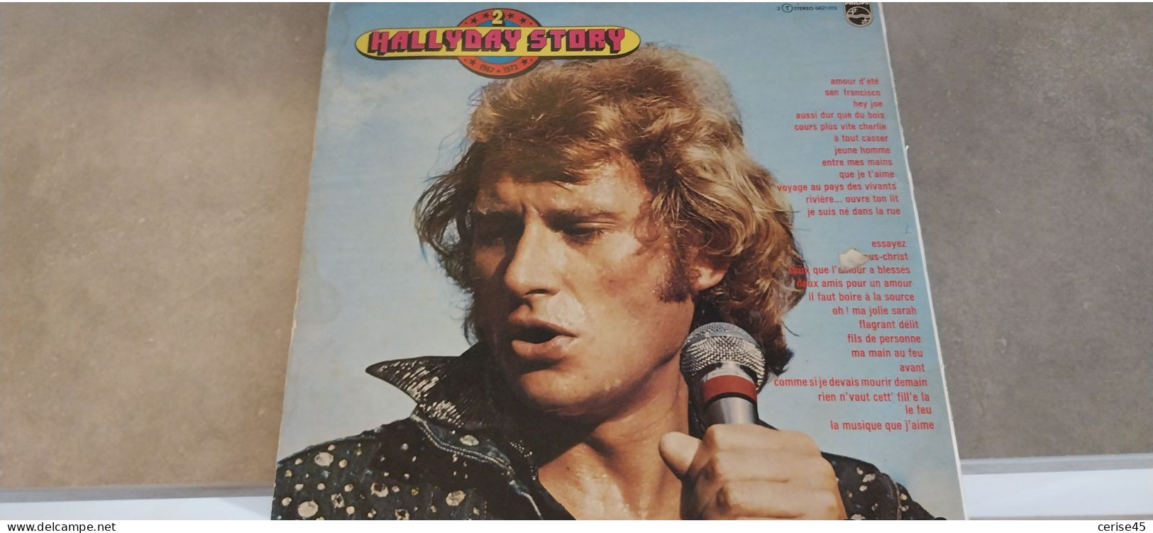 DOUBLE 33 TOURS HALLYDAY STORY.. 1967..1973 - Andere - Franstalig